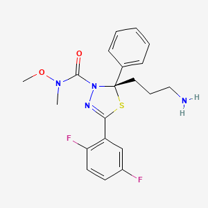 Chemical structure of ARRY 520 trifluoroacetate