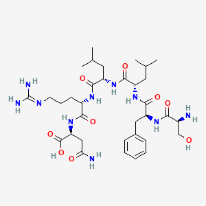 Chemical structure of TRAP-6