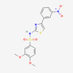Chemical structure of Ro 61-8048