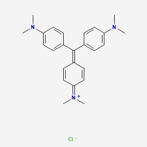 Chemical structure of Crystal Violet