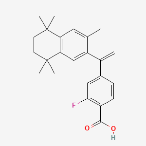 Chemical structure of Fluorobexarotene