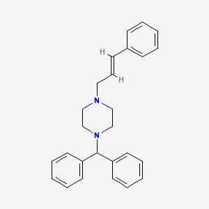 Chemical structure of Cinnarizine