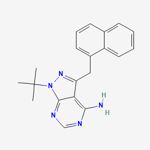 Chemical structure of 1-NM-PP1