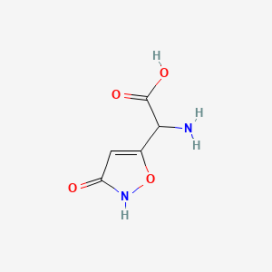 Chemical structure of Ibotenic acid