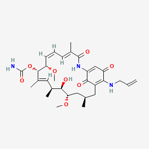 Chemical structure of Tanespimycin