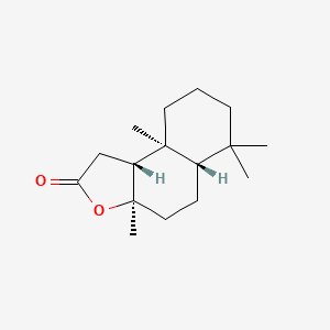 Chemical structure of Sclareolide