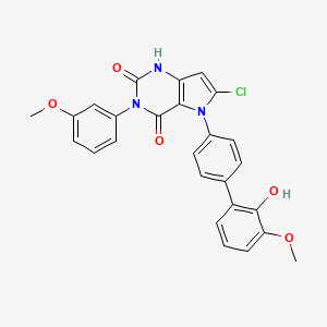 Chemical structure of GSK621