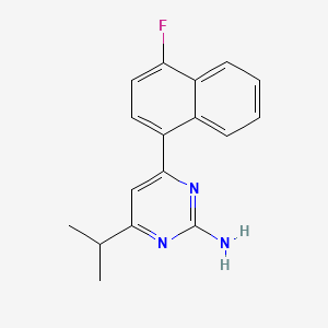 Chemical structure of RS 127445