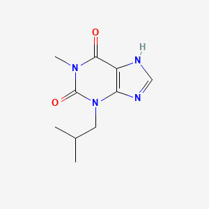 Chemical structure of IBMX