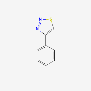 Chemical structure of 4-phenyl-1,2,3-Thiadiazole