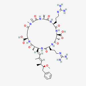 Chemical structure of Microcystin-RR