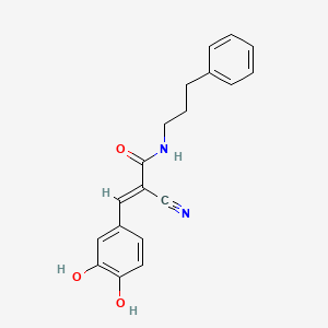 Chemical structure of AG 555