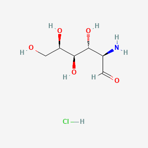 Chemical structure of D-+-Galactosamine