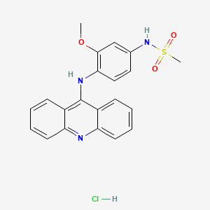 Chemical structure of Amsacrine hydrochloride