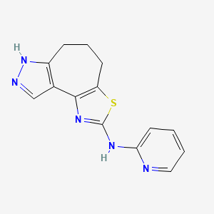 Chemical structure of TC-N 22A