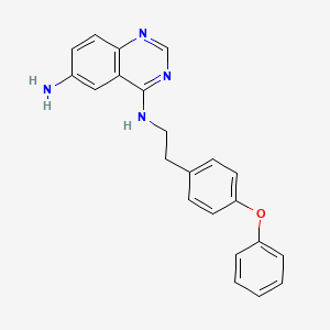 Chemical structure of QNZ (EVP4593)