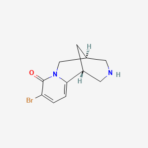 Chemical structure of 3-Bromocytisine