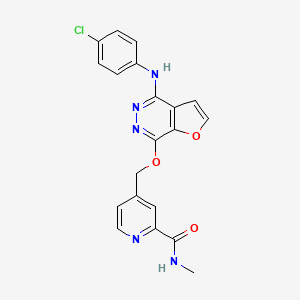 Chemical structure of Telatinib