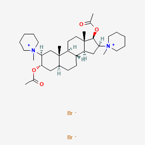 Chemical structure of Pancuronium Bromide