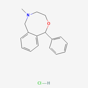 Chemical structure of Nefopam HCl