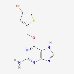 Chemical structure of Lomeguatrib