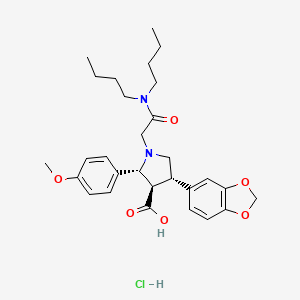 Chemical structure of Atrasentan hydrochloride