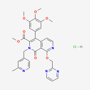 Chemical structure of T 0156 hydrochloride