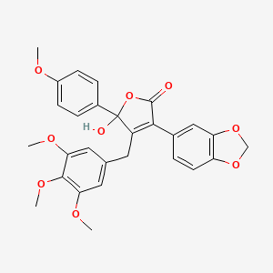 Chemical structure of CI 1020