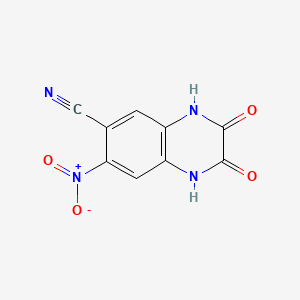 Chemical structure of CNQX