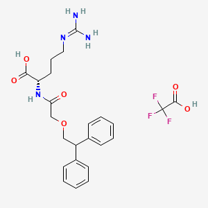 Chemical structure of SB290157 trifluoroacetate