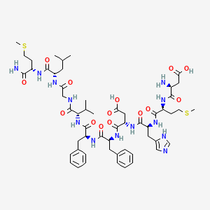 Chemical structure of Neurokinin B (human, porcine)