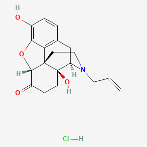 Chemical structure of Naloxone Hydrochloride