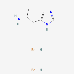 Chemical structure of (R)-(-)-α-Methylhistamine dihydrobromide