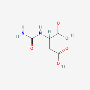 Chemical structure of Ureidosuccinic acid