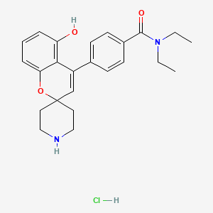 Chemical structure of ADL5859 HCl