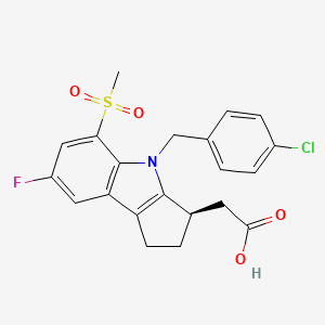 Chemical structure of Laropiprant
