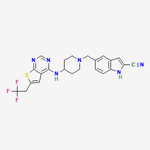 Chemical structure of MI-136