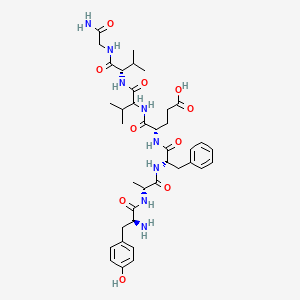Chemical structure of [D-Ala2]-Deltorphin II