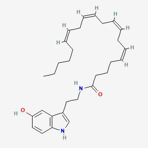 Chemical structure of Arachidonyl serotonin