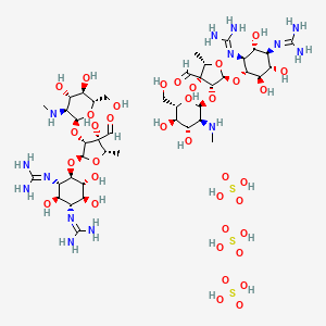 Chemical structure of Streptomycin sulfate