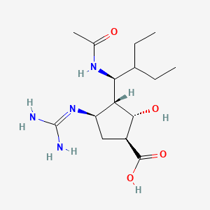 Chemical structure of Peramivir