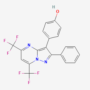 Chemical structure of PHTPP