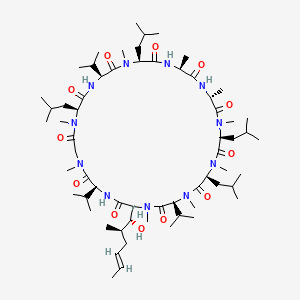 Chemical structure of Cyclosporin D