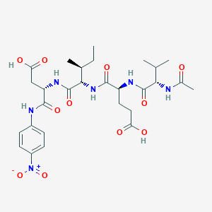 Chemical structure of Ac-VEID-pNA