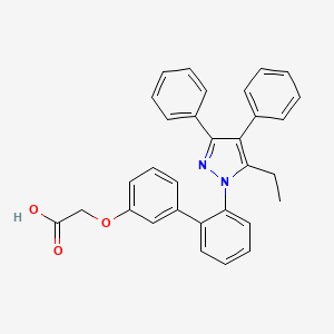 Chemical structure of BMS 309403