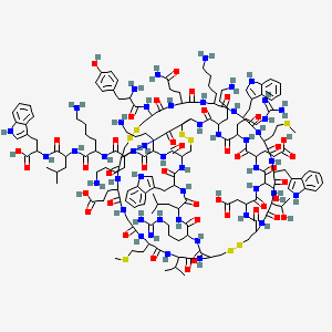 Chemical structure of ProTx II