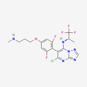 Chemical structure of Cevipabulin