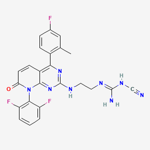 Chemical structure of SB 706504