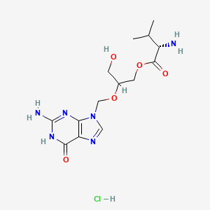 Chemical structure of Valganciclovir HCl