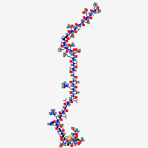 Chemical structure of CGRP (rat)
